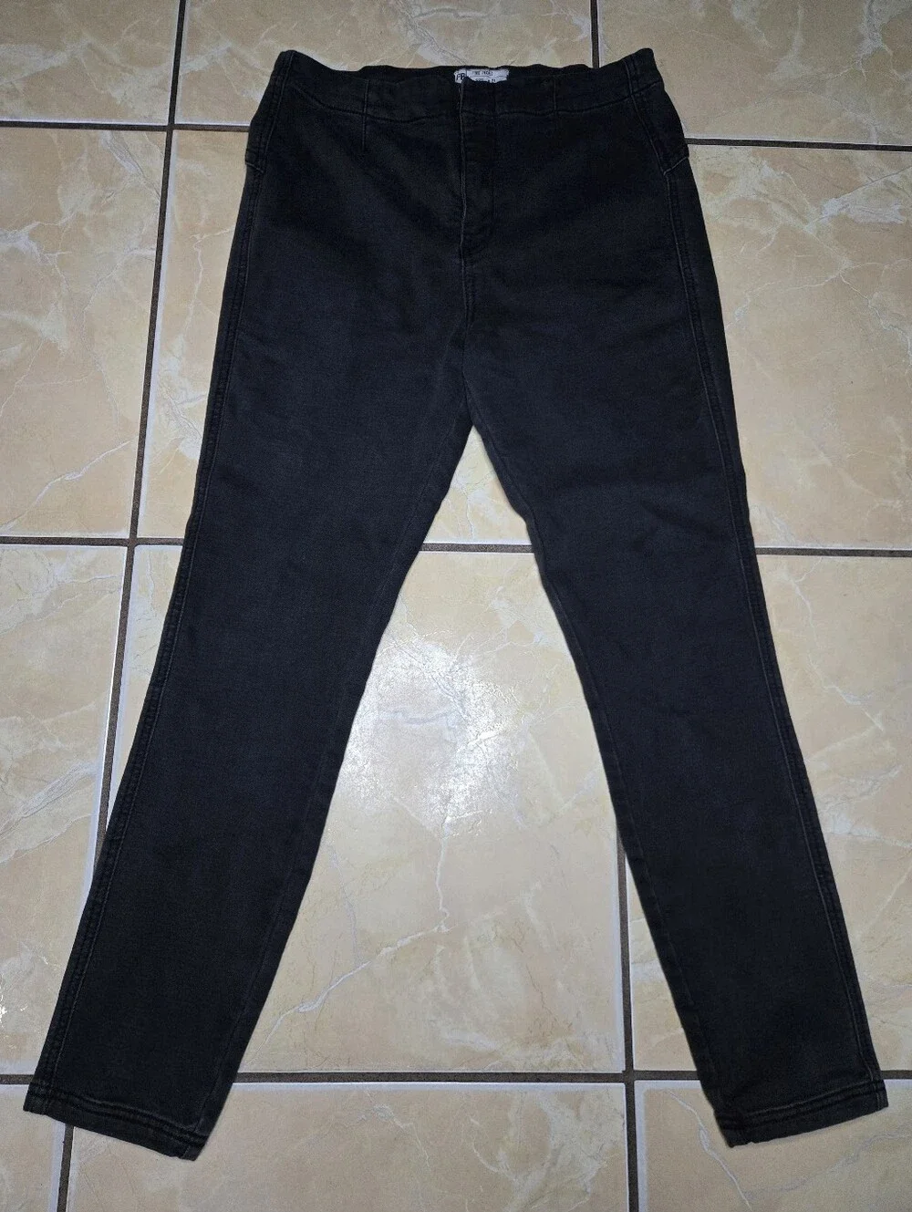 Free People Womans Black Jeans